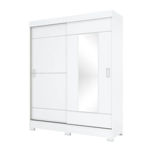 GUARDA-ROUPA B66 02 PORTAS BRANCO