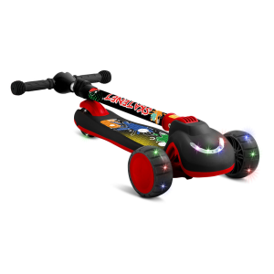 SKATENET DOBRAVEL LED (RODAS E DECK) BLACK/RED