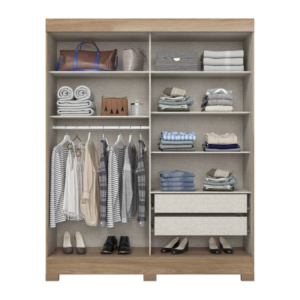 Guarda-roupa B353 02 Portas Deslizantes - BRIZ