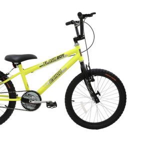 Bicicleta Infantil Aro 20 Cairu Reb Flash Boy MTB Freios V. Break - Amarelo