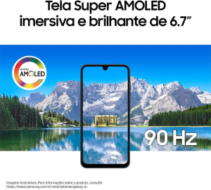 Celular Samsung Galaxy A17, 128GB, 4GB, 50MP Tela 6.7", IP54 - Cinza
