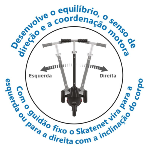 SKATENET MAX LED AJUSTÁVEL BLACK