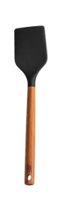 Espátula de Silicone Lisa Preta