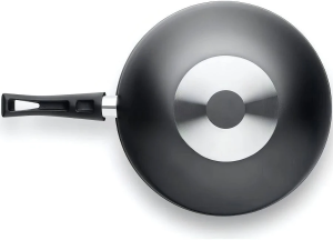 Frigideira Panela Wok Antiaderente N°24 2,8L Grafite Cinza – MTA