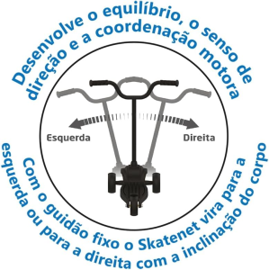 Skatenet Batman Preto Bandeirante