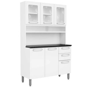 Armário de Cozinha Bertolini Evidence Tampo Branco