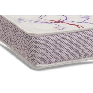 Colchão Solteiro Physical Resistente Liso Lilás E Branco 12x88x188 Ortobom