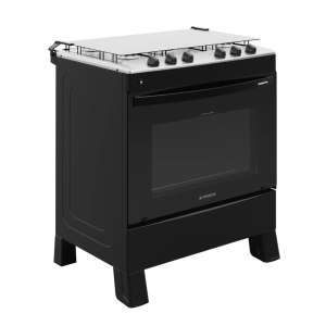 Fogão Premium Plus 5 Bocas Preto - Realce